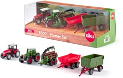 Siku landbouw speelgoed cadeau set - tractoren en voertuigen