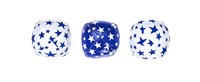 Eureka balles de jonglage junior set - 3 pièces - blanc et bleu - jouet jonglage