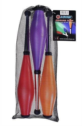 Eureka jongleerkegels set - 3 stuks - 52 cm - circus speelgoed-3