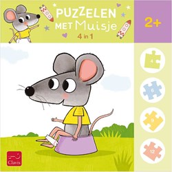 Clavis Puzzelspel Muisje 2+ educatief karton speelgoed