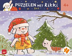 Clavis puzzel speelgoed - 2-in-1 kerstmis puzzel Rikki 4 jaar+