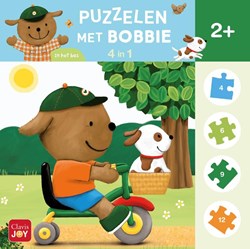 Clavis puzzel speelgoed 4-in-1 Bobbie het bos karton kinderen