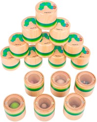 Small Foot - Rupsje Nooitgenoeg luisterspel houten geheugenspel