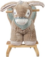 Small Foot âne à bascule en bois avec siège - jouet cheval à bascule-3