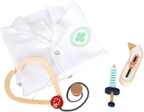 Small Foot - Set de jeu docteur avec accessoires en bois pour enfants-2