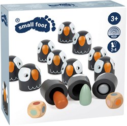 Small Foot - Houten memoryspel Pinguin met dobbelstenen, 26-delig