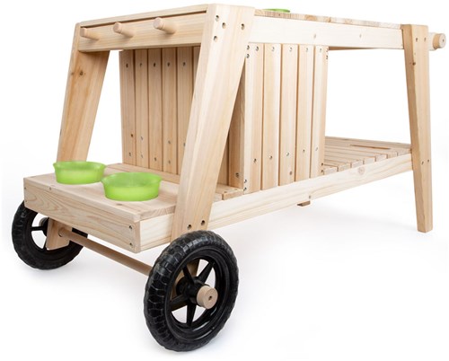 Small Foot modder buitenspeelkeuken met wielen en accessoires-2