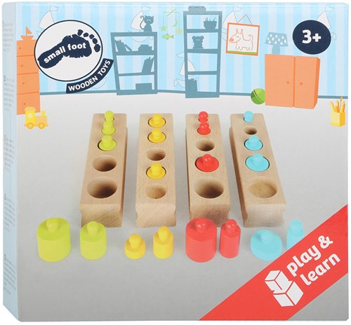Small Foot - Puzzle en Bois Tri des Tailles Jouet Éducatif Montessori