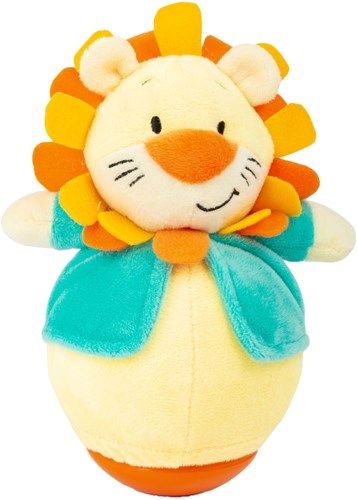Small Foot - Pluche Tuimelaar Leeuw baby speelgoed motoriek-2