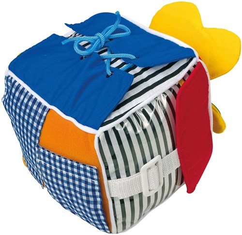 Small Foot baby kubus pluche - sensorisch speelgoed voor motoriek-3