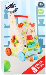 Houten Baby Walker Loopwagen Kleurrijk - Educatief Speelgoed