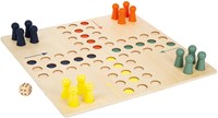 Small Foot - Houten ludo XL bordspel voor kinderen en familie-2