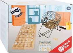 Small Foot jeu de bingo en bois - jeu familial classique avec accessoires en bois