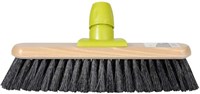 Linea houten zaalveger paardenhaar mix 30cm - schoonmaak borstel