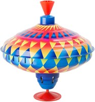 Small Foot - Toupie bourdonnante colorée avec base en caoutchouc pour enfants-2