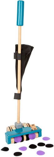 Small Foot aspirateur jouet en bois avec pastilles velcro 12 pièces