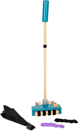 Small Foot aspirateur jouet en bois avec pastilles velcro 12 pièces-3