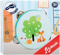 Small Foot houten tamboerijn vos - muziekinstrument voor kinderen