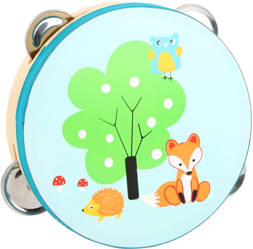 Small Foot houten tamboerijn vos - muziekinstrument voor kinderen-2