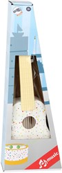 Small Foot - Guitare jouet en bois à pois, 53cm, instrument de musique