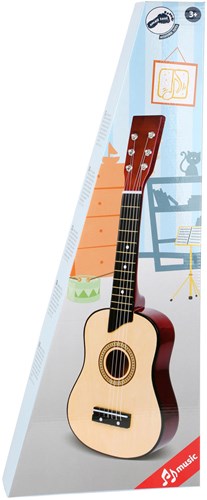 Small Foot guitare en bois classique - instrument de musique jouet 65cm