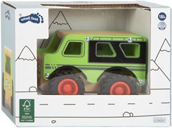 Small Foot houten off-road jeep groen - speelgoedauto FSC hout