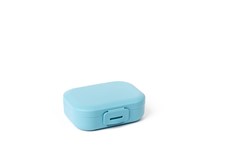 Amuse snackbox lichtblauw - compacte lunchbox voor snacks en fruit