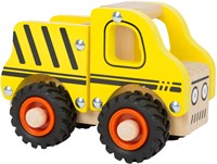 Small Foot véhicule de chantier en bois - camion de travail jaune jouet FSC-2