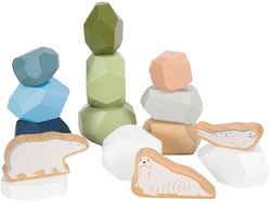 Small Foot pierres d'équilibre en bois Arctic Montessori empilables 11 pièces