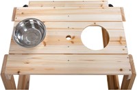 Small Foot bac à sable avec coin assis et table à boue pour enfants-3