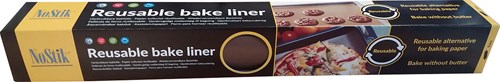 NoStik bakpapier herbruikbaar teflon bakfolie bruin 33x40cm op rol