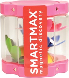 Smartmax bouwspeelgoed - Transparante container met 8 bloemen magnetisch