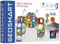 GeoSmart magnetisch bouwspeelgoed GeoSpace Station 70-delig ruimtestation