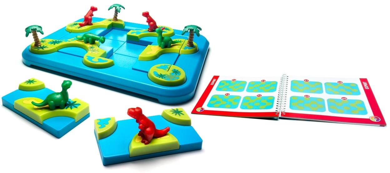 SmartGames - Dinosaures: Îles Mystérieuses | Puzzle 6 Ans Ou Plus | Jeux De  Société Enfants | Jeux éducatifs 6 Ans Ou Plus | Cadeau Enfant 6 Ans | 80