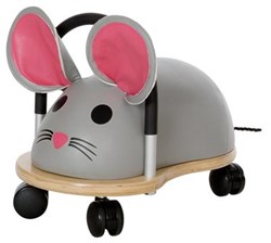Wheelybug loopwagen muis large houten ride-on speelgoed