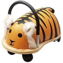 Wheelybug loopwagen tijger small - houten ride-on speelgoed