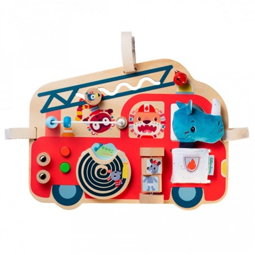 Lilliputiens Brandweerwagen activiteitenpaneel