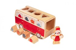 Lilliputiens trieur de formes Paulette jouet en bois pour tout-petits