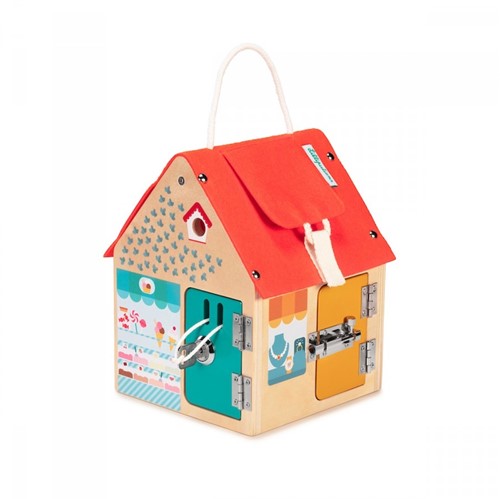Lilliputiens houten Grendelhuis