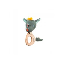 Lilliputiens houten rammelaar eco baby speelgoed Joe draak