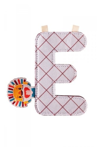Lilliputiens Stoffen Alfabet Letter - E