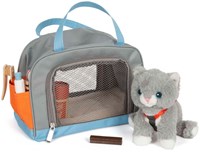 Small Foot knuffel kat - pluche speelgoed met draagtas en verzorgingsset-2