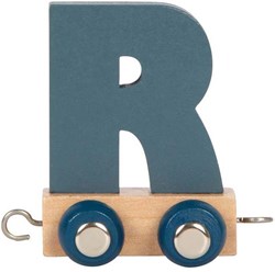 Small Foot houten lettertrein speelgoed Polar R - decoratie kinderkamer