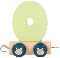 Small Foot houten lettertrein Polar O - houten speelgoed trein decoratie