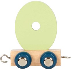 Small Foot houten lettertrein Polar O - houten speelgoed trein decoratie