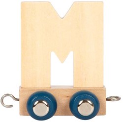 Small Foot houten lettertrein Polar - houten speelgoed trein M
