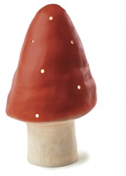 Egmont Toys Heico lamp paddenstoel 15x28 cm rood