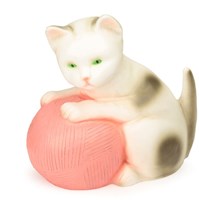 Egmont Toys Heico lamp kat met bol wol roze 24x23 cm
