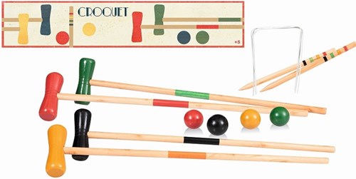 Egmont Toys Houten Croquet 77x15x8 cm