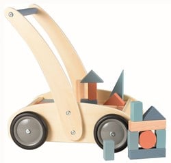 Egmont Toys Houtenduwkar met blokken 38x28x40 cm